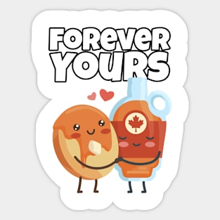 Forever Yours - Maple Syrup Sticker